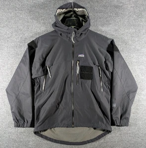 Patagonia Giacca Uomo Media Dimensione Regolatore Full Zip Cappuccio Blu Grigio - Foto 1 di 18