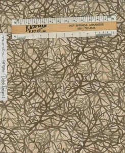 OOP 1997 Moda Debbie Rodgers Roots Cotton Fabric 1 Yd - Picture 1 of 1