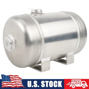 4L 150PSI 1.5 Gallon Air Storage Tank Air Ride Receiver Tank Dual-Port Aluminum - Foto 1 di 12