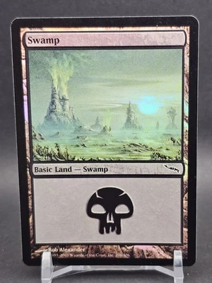 MTG - Mirrodin - Swamp #296 - Foil - NM Free Shipping + Tracking!! - Image 1 of 2