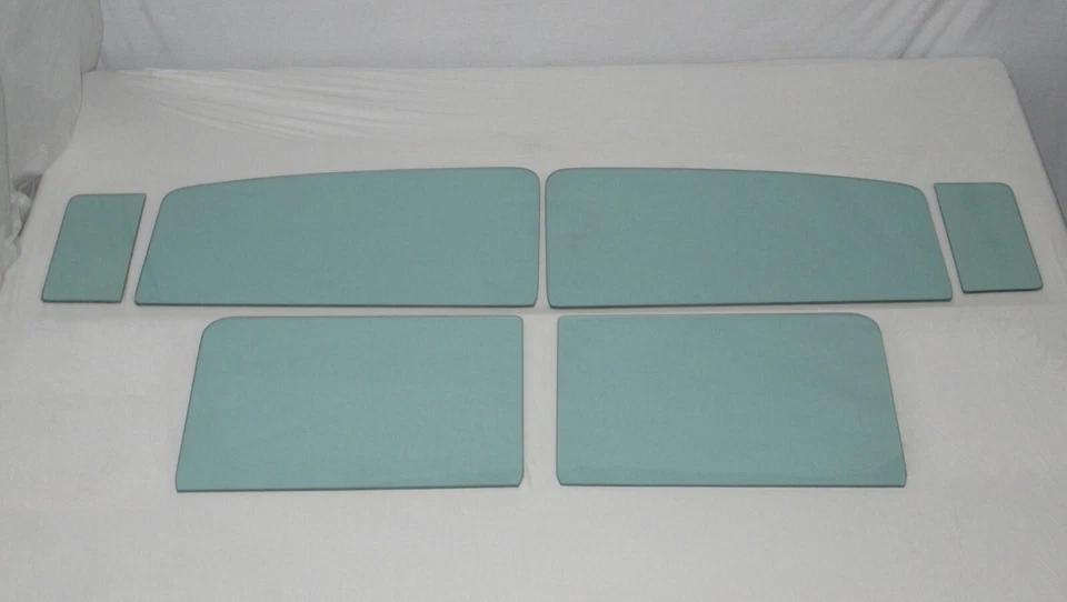 Side Glass Set 1955 1956 Oldsmobile 4 Door Holiday Sedan 88/98 Vents Doors 6PC - Image 1 of 1