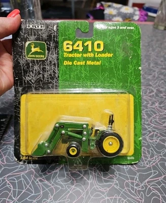 Ertl John Deere 1/64 Die-Cast 6410 Tractor with 640 Loader New In Package  - Image 1 of 4