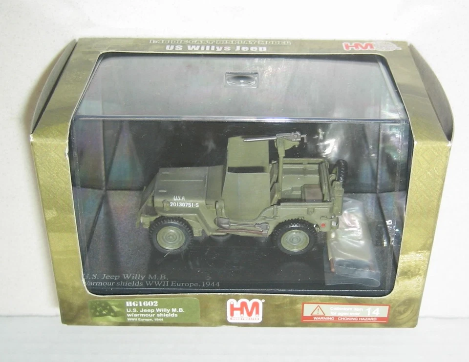 Hobby Master 1/48 HG1602 WWII US Army Armoured Willys Jeep 82nd Airborne 1944 - Image 1 of 4
