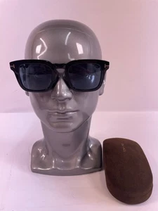 Occhiali da sole Tom Ford Dax TF751 01V neri 48-22-145 lenti blu polarizzate - Foto 1 di 11