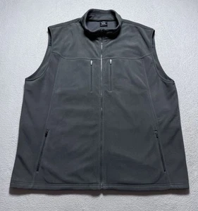 ScotteVest Fireside Fleece Vest Mens XXXL Grey Travel Pickpocket Proof Jacket 3X - Picture 1 of 7