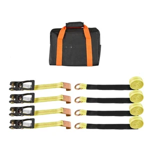 Uimoso Wheel Chock Tie-Down Kit with Flat Hook, 10,009 lbs Load Capacity - Foto 1 di 12