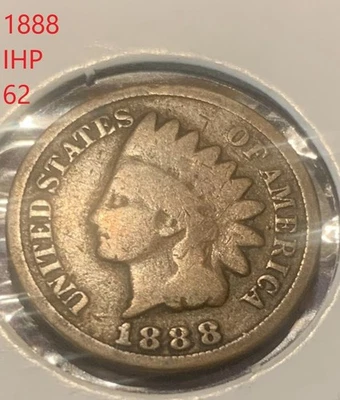 1888 Indian Head Cent #62 of 108 - Image 1 of 3