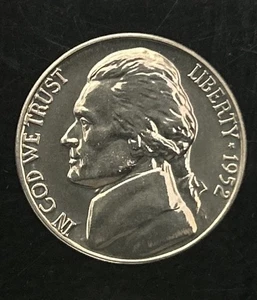 1952 Proof Jefferson Nickel - Re-Engraved / Re-Cut Obverse Design (FS-401) - Picture 1 of 4