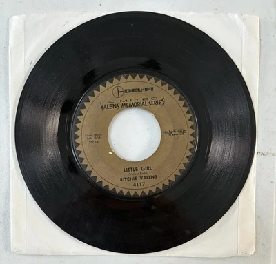 Ritchie Valens Little Girl / We Belong Together 45 RPM Record on Del-Fi - Image 1 of 2
