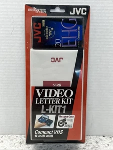 NEW SEALED JVC Video Letter Kit L-KIT1 Cassette Adapter w/TC-20 EHG Compact VHS - Picture 1 of 2