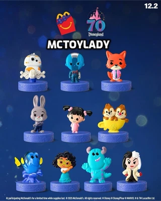 2025 McDonalds Disneyland 70th Anniversary Happy Meal Toys! Same day shipping! - Image 1 of 4