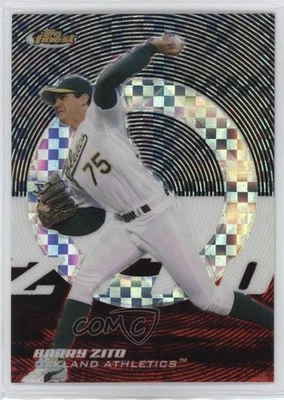 2005 Topps Finest X-Fractor 104/250 Barry Zito #123 5tb - Image 1 of 3