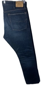 Pantalones de mezclilla Polo Ralph Lauren para hombre 40x36 Hampton relajados rectos azules lavado oscuro nuevos sin etiquetas - Imagen 1 de 15