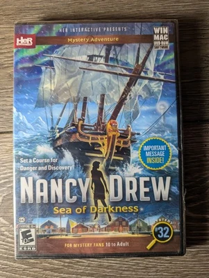 Her Interactive Nancy Drew: Sea of Darkness Mystery Bink 2015 PC RARE OOP SEALED - Image 1 of 4