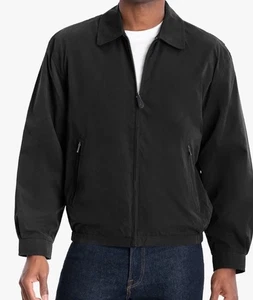 London Fog Herren Golfjacke Auburn Zip-Front Gr. XXL schwarz - Bild 1 von 3