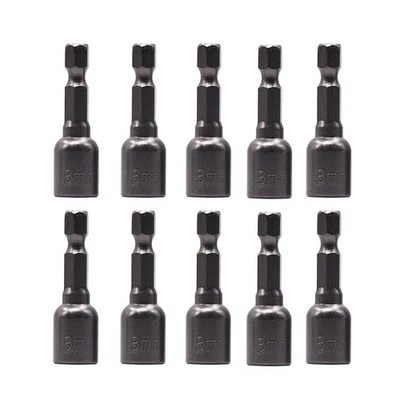 YXQ 5/16 Nut Driver Magnetic Power 8mm Socket Adapter Drill Impact Bit Set 1/... - Image 1 of 4