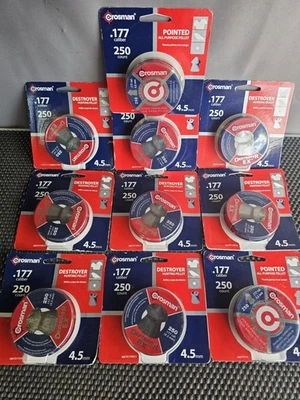 10 Pack, 2500 Count- Crosman Destroyer Hunting Pellets .177-Caliber Expanding - Изображение 1 из 3