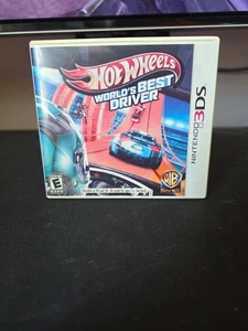 Hot Wheels: Miglior Gioco Pilota del Mondo Completo! Nintendo 3DS TESTATO - Foto 1 di 3