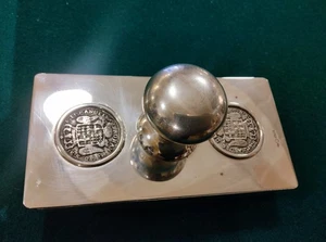 Silver 917 Maltese Cross Knights Order Of St John Grandmaster De Rohan Coins - Picture 1 of 8