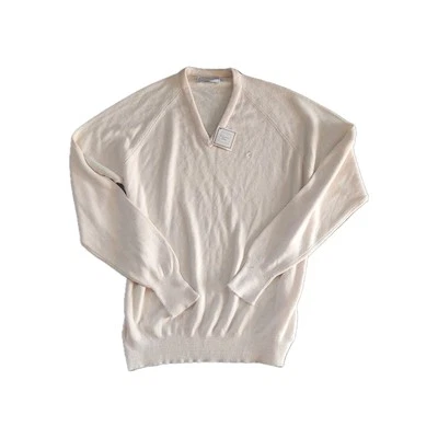 Suéter Christian Dior Blanco 100% Acrílico Orlon Mujer XL Foto 1 de 4