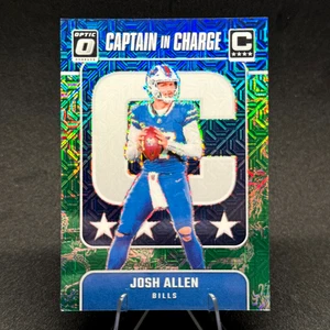 2024 Donruss Optic Josh Allen Captain In Charge DRAGON 21/24 #2 Bills MVP SSP - Picture 1 of 7