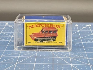 Vintage 1964 Matchbox Lesney #35 Snow Trac mit Original Box KOSTENLOSER USA-VERSAND  - Bild 1 von 13