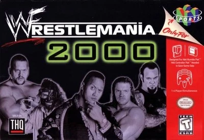 Solo cartucho WWF WrestleMania 2000 (Nintendo 64 N64) - ¡Limpio/Probado! Foto 1 de 2