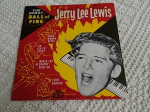 JERRY LEE LEWIS SUN EP 107:THE GREAT BALL OF FIRE. SLEEVE ONLY NO RECORD MINT- - Imagen 1 de 2