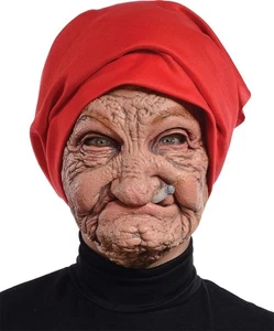Morris Costumes Halloween Party Old Nana Latex Mask - Picture 1 of 8