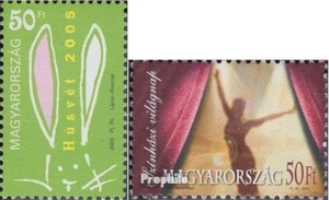 Hungary 5010,5014 unmounted mint / never hinged 2005 Easter, Theater - Picture 1 of 1