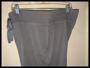 Women's Hanes Olive Green Pull On Sweatpants Pants with Tie Front X-Large XL - Picture 1 of 6