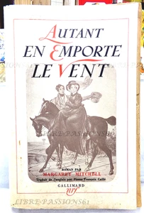 SO VIEL MITREISST DER WIND, MARGARET MITCHELL, EDITIONS NRF GALLIMARD, 1939 EX. 2 - Bild 1 von 17