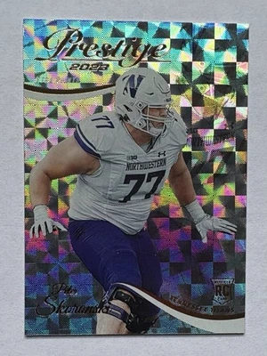 2023 Panini Prestige - Rookies Peter Skoronski #370 Xtra Points Hyper (RC) - Image 1 of 2