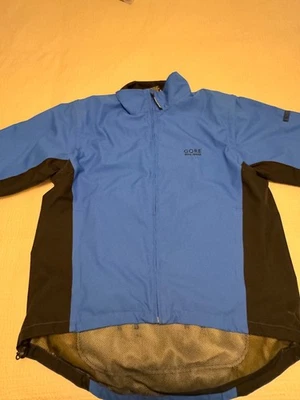 Gore Bike Wear Jacket Mens Large Windbreaker Windstopper Soft Shell Cycling Blue - Image 1 of 4
