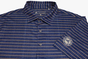 BERMUDA SANDS POLY STETCH POLY SPANDEX GOLF SHIRT--L-- Bemidji Town & C.C.--MINT - Picture 1 of 1