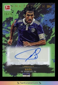 /75 Raul Auto Autograph 2025 Topps Inception Bundesliga Schalke 04 Legacy - Bild 1 von 2