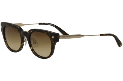 Gafas de sol Dsquared2 para mujer DQ0140 DQ/0140 55F habana oscura/doradas cuadradas 50 mm Foto 1 de 4