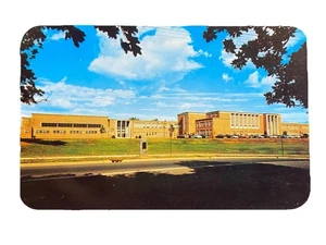 Lynchburg VA Virginia E.C. Postal de vidrio de construcción de ladrillos de escuela secundaria UNP - Imagen 1 de 2