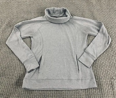 Kyodan Womens Active Sweater Gray Size Large Pull Over Turtle Neck Thumb Hole - Image 1 of 4