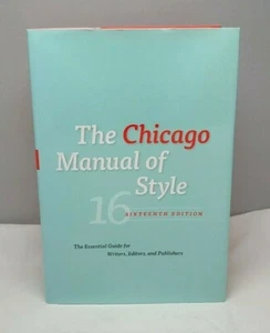 The Chicago Manual of Style (2010, Hardcover) NEW - Picture 1 of 2