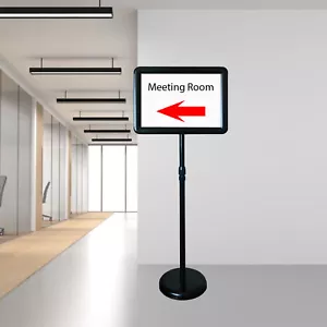 Poster Sign Holder Floor Standing 8.5"x11" - A4- for Outdoor and Indoor Display - Picture 1 of 9