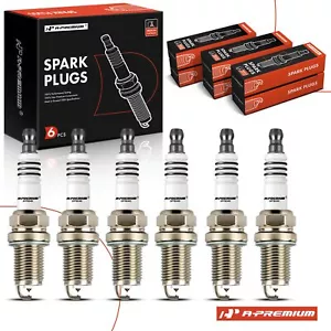 6Pcs Iridium & Platinum Spark Plugs for Hyundai Santa Fe 2007-2009 Kia Sorento - Foto 1 di 12