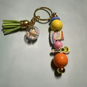 Flower power Beadable Keychain - Picture 1 of 1