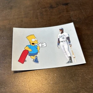 Bo Jackson x Bart Simpson, Bo Knows Bart Card Yo Bo! - Picture 1 of 2