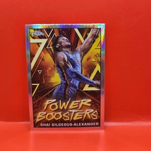 2024 TOPPS CHROME #PB-13 SHAI GILGEOUS-ALEXANDER POWER BOOSTER REFRACTOR OKC - Picture 1 of 3