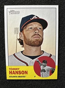 Tommy Hanson #350 2012 Topps Heritage Baseball Menge Atlanta Braves - Bild 1 von 2