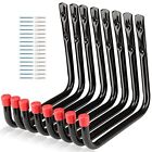 8 Pack Wall Mount Storage Hooks 96IN Garage Utility Hanger for Ladder Hold Ch