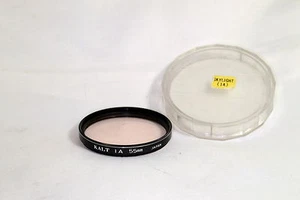 Kalt 1A Skylight 55mm Lens Filter Made in Japan with case O105003 - Picture 1 of 3
