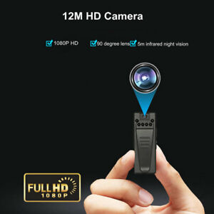 HD 1080P Motion Camcorder Mini Police Body Camera Video DVR IR Night Micro Cam
