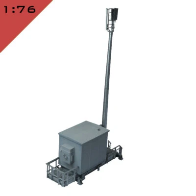 3D printed GSM-R MAST with RELAY CABIN1:76, OO Model Miniature Railway Diorama - Image 1 of 4